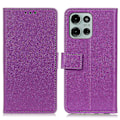 Miniatyrbillede 1 af 5: PU-læder etui med stativ og pung til Motorola Moto G75 5G Multicolor Style B