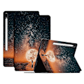 Miniatyrbillede 1 af 5: Til Samsung Galaxy Tab S7 FE/Tab S7+/Tab S8+ Etui Mønsterprint PU Læder Flip Cover med Støttefod Multicolor Style F