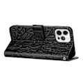 Miniatyrbillede 3 af 5: Til iPhone 13 Pro Cover Præget PU Læder Wallet Mobiltelefon Etui Multicolor Style B