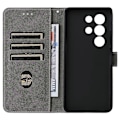 Miniatyrbillede 5 af 5: Til itel S25 Ultra Wallet Case RFID-blokering PU Læder Cover Stand View- Multicolor Green