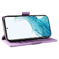 Miniatyrbillede 3 af 5: YIKATU YK-005 Til Samsung Galaxy S21 FE 5G Stand Wallet Case Hud-berørings Læder Telefon Cover Multicolor Style B
