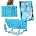 Miniatyrbild 1 av 5: Skal till Samsung Galaxy Tab A9 Pop Bubble PC+Silikonskal Handgrepp Ställ Tablet Skydd Multicolor Style G