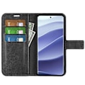 Miniatyrbillede 2 af 5: Til Xiaomi Redmi Note 14 Pro 5G Stand Case Anti-Scratch Kalvetekstur Læder Telefon Cover Multicolor Style B