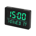 Miniatyrbillede 1 af 5: Digitalt Vækkeur med Stort LED Tidsdisplay Temperaturdetektering Snooze-ure til Soveværelse Seng