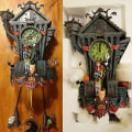 Miniatyrbild 3 av 5: The Nightmare Before Christmas Cuckoo Wall Clock Halloween Wall Clock Decor, Tim Burtons The Nightmare Before Christmas