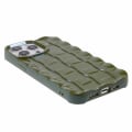 Miniatyrbild 5 av 5: För Iphone 14 Pro 3d Stripes Pattern Phone case Flexibelt Tpu Stötsäkert cover Avocado Green