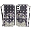 Miniatyrbillede 1 af 5: Til Samsung Galaxy A06 Etui Mønstertryk Læder Wallet Telefon Cover Multicolor Style G