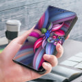 Pikkukuva 5 / 5: Sony Xperia 1 V Lompakko PU Nahka Suojakotelo 3D Kuvio Tulostus Jalusta Puhelinkuori Colorful Flowers