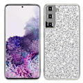 Pikkukuva 1 / 2: Kimaltavat paljetit, pinnoitettu TPU-kehys + PC-hybridikuori Samsung Galaxy S21 4G/5G -puhelimelle Multicolor Style F