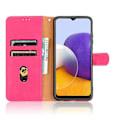 Miniatyrbillede 5 af 5: Hud-berøringsfølelse Wallet Stand Læder Flip Case Telefon Cover til Samsung Galaxy A22 5G (EU Version) Multicolor Style E