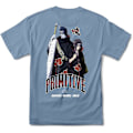 Miniatyrbillede 1 af 3: Primitive Akatsuki Naruto Shippuden T-shirt til mænd - voksen, 3xl Slate Blue 3XL