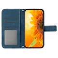 Pikkukuva 2 / 5: Oppo A79 5G/A2 5G Kotelo PU Nahka Auringonkukka Lompakko Puhelinkotelo Olkahihnalla Multicolor Style A