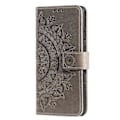 Miniatyrbillede 4 af 5: Præget Mandala Blomst Pung Læder Etui med Rem til Samsung Galaxy A52 4G/5G/A52s 5G Multicolor Style A