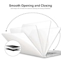 Pikkukuva 2 / 5: Tyyppi A ENKAY HAT PRINCE MacBook Air 13 tuumalle (2024) A2681 (M2)/A3113 (M3)/(2022) Crystal PC