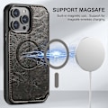 Miniatyrbild 4 av 5: SUTENI J05 Mobilskal för iPhone 13 Pro Max Kompatibelt med MagSafe PU Läder Ställ Plånboksfodral Multicolor Style A