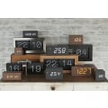 Miniatyrbild 5 av 5: Uppgraderad digital väckarklocka, 4,3-tums LED-skärm med temperatur Större Lound Light Control Portable Style6