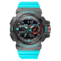 Miniatyrbillede 1 af 5: Smael Gule Sports Elektroniske Digitale Herreure Alarm Clock Dual Time Ur Relogio Masculino Reloj Hombre Montre Light blue