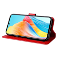 Miniatyrbillede 3 af 5: Mobiltelefonetui til Oppo A58 4G, Wallet Stand Shell PU Læder Solsikke Præget Telefoncover Multicolor Style A