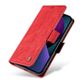 Miniatyrbillede 5 af 5: YIKATU YK-005 Pung Etui til iPhone 14 Stativ PU Læder Hud-berørings Magnetisk Beskyttende Telefon Cover Multicolor Style H