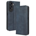 Miniatyrbillede 5 af 5: Stand Case til Honor 90 Lite 5g/x50i 5g Magnetisk Skal Retro Pu Læder Telefonpung Flip Cover Blue