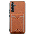 Pikkukuva 1 / 5: DENIOR Samsung Galaxy A34 5G PU-nahkapäällysteinen TPU-kotelo, jossa on jalusta ja korttipidike, takakuori Multicolor Style A