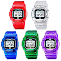 Miniatyrbild 2 av 5: Skmei 1999 Outdoor Sports Transparent Shell Watch 1999 Vit Red