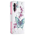 Miniatyrbillede 3 af 5: Wallet Design Mønster Print Fuld Beskyttelse Læder Stand Cover Case til Samsung Galaxy S21 FE 5G