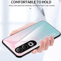 Miniatyrbillede 2 af 5: Til OnePlus Nord CE4 5G Etui Hærdet Glas Gradient Farve Telefon Cover Multicolor Style C