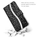 Miniatyrbillede 4 af 5: PU læder pung etui med glitter og kortholder til iPhone 16 Plus Multicolor Style A