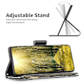 Miniatyrbillede 2 af 5: BF03 Telefon Cover til Samsung Galaxy A15 4G Etui Wallet Lynlås Læder Shell Multicolor Style H