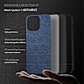 Miniatyrbild 4 av 5: Stöttåligt mobilskal för iPhone 15 Pro Retro PU-läderbelagd TPU+PC Baksida Multicolor Style A