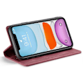 Miniatyrbild 3 av 5: AUTSPACE A01-serien för iPhone 11 Pro 5,8 tum PU Läderfodral RFID-blockerande Plånboksställ Flipskydd Multicolor Style D