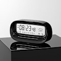 Miniatyrbild 1 av 5: Digital väckarklocka, batteridriven stor sifferskärm Kompakt väckarklocka för sovrumskalender Temperaturtimer LCD-klocka med snoozeläge LCD Ala
