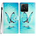 Miniatyrbillede 1 af 5: PU Læder Wallet Cover med Mønsterprint og Flip Stand til Xiaomi Redmi Note 12S 4G Multicolor Style A