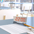 Miniatyrbild 1 av 3: Ny Creative Mobiltelefon Laddningsspegel Elektronisk Sleepy Alarm Clock Led Display Hotellklocka C