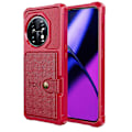 Miniatyrbillede 2 af 5: ZM03 Stødsikkert etui til OnePlus 11 5G PU læderbelagt TPU telefoncover med kortholder og støttefod Multicolor Style C