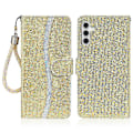 Pikkukuva 1 / 5: Samsung Galaxy S23 FE -kotelo PU-nahkainen lompakkokorttipaikka kimalteleva puhelinkotelo Multicolor Style D