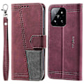 Pikkukuva 1 / 5: TTUDRCH Style 004 Xiaomi 14 -puhelinkotelo RFID-suojauksella ja nahkaisella yhdistelmällä Multicolor Style C