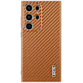 Miniatyrbilde 2 av 5: AZNS Deksel til Samsung Galaxy S23 Ultra Elektroplettering Karbonfibertekstur PU+TPU Telefondeksel Multicolor Style C