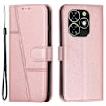 Pikkukuva 1 / 5: TECNO Spark Go 2024 4G / Spark 20C / Pop 8 nahkakotelo vasikannahka kuvio lompakko puhelinkotelo Multicolor Rose Gold