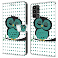 Miniatyrbild 1 av 5: För Samsung Galaxy A13 5G/A13 4G Fodral Skyddande Läder Flip Telefonfodral Multicolor Style H