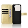Miniatyrbillede 2 af 5: Til Xiaomi 15 Pro Etui Crazy Horse Tekstur PU Læder Telefon Wallet Cover Multicolor Style C