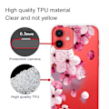 Miniatyrbild 3 av 4: Mjukt Flexibelt TPU Stötsäkert Skal Sött Mönstertryck Telefonskal för iPhone 13 6.1 tum Multicolor Style M