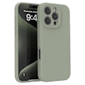 Miniatyrbild 1 av 5: Skal för iPhone 16 Pro Max PC+Flytande Silikon Skyddande Mobilskal med Mikrofiberfoder Multicolor Style O