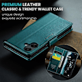 Miniatyrbilde 5 av 5: For Samsung Galaxy A06 Case CASEME 023 Series RFID-blokkerende, glanset stativ telefondeksel Multicolor Style E