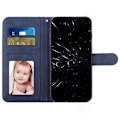 Miniatyrbillede 2 af 5: PU-læder telefoncover med stativ til TECNO Spark 20 Flip Multicolor Sapphire