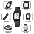 Miniatyrbillede 5 af 5: Skmei Simple Vandtæt Dame Quartz Ur Top Mærke 2020 Dame Black gold