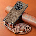 Miniatyrbillede 4 af 4: Retro læder telefoncover til OnePlus 13 med justerbar rem Multicolor Style B