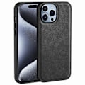 Miniatyrbild 1 av 5: Mobilskal för iPhone 15 Pro Max Fodral PU Läderbelagd TPU+PC Smartphone Skal Multicolor Style A