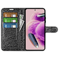 Miniatyrbillede 2 af 5: Til Xiaomi Redmi Note 12S 4G Litchi Tekstur Wallet Telefon Cover Stativ PU Læder Etui Multicolor Style A